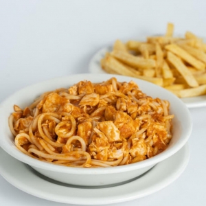 SPAGUETTI CON POLLO _1